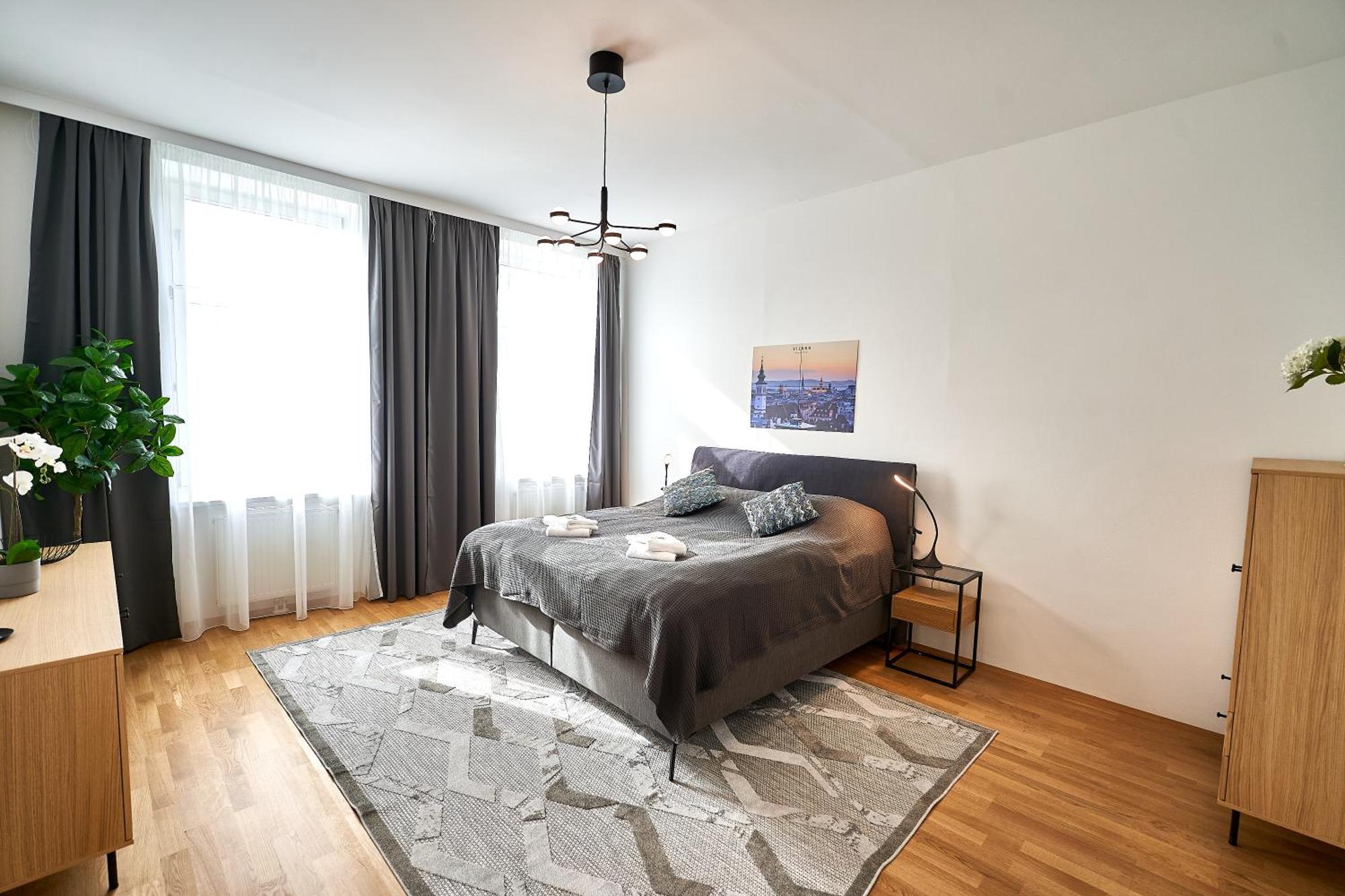 Trendy Apartment Zentral Gelegen Wina Bagian luar foto